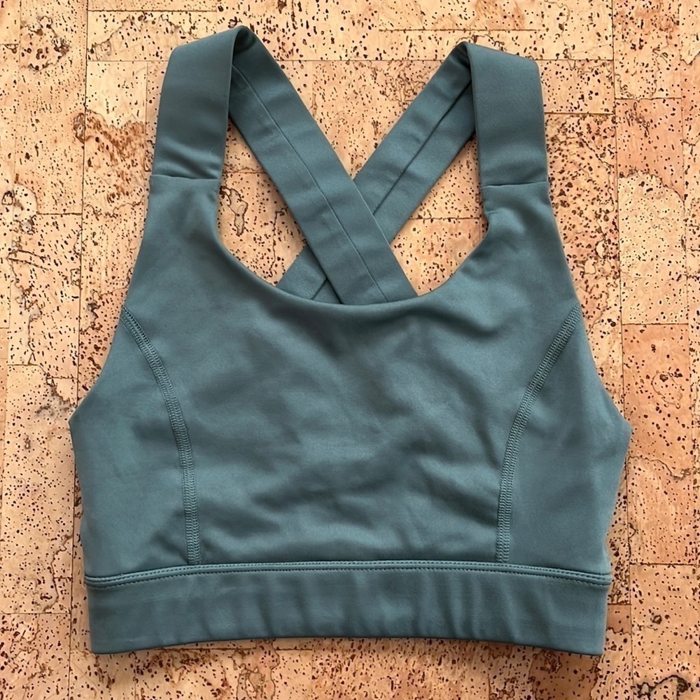 GLYDER Full Force Sports Bra: Moss